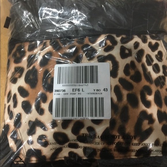 Pink Victoria secret Leopard Pullover - Picture 3 of 3